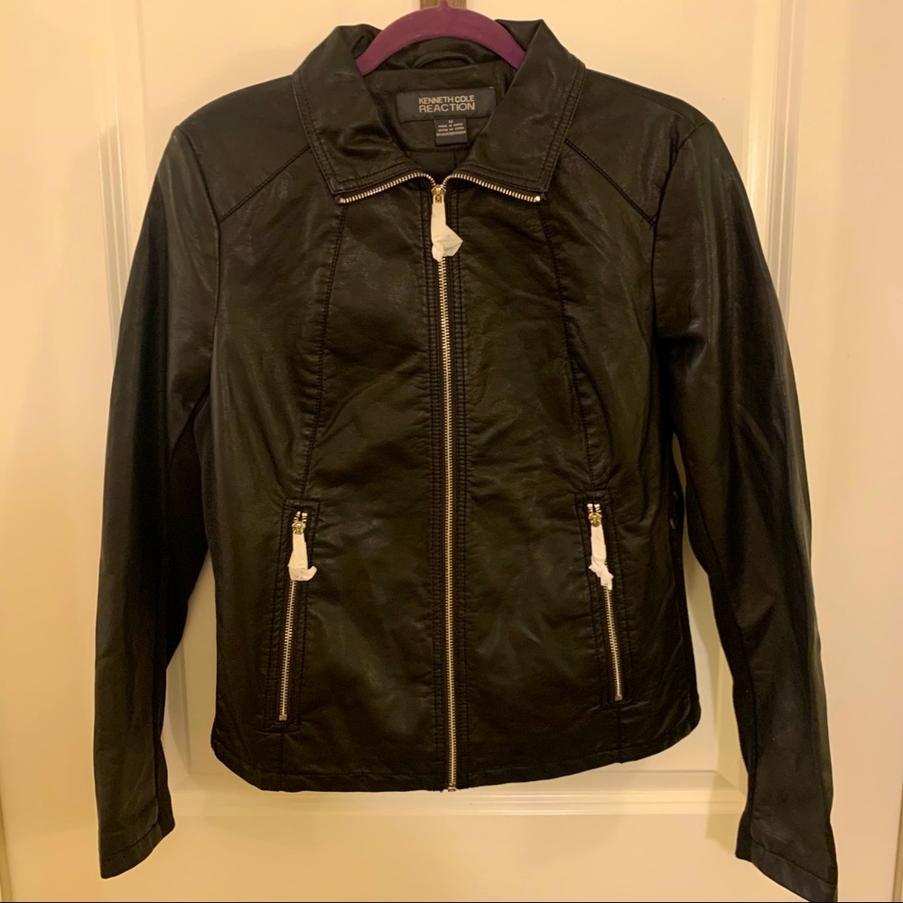 NWT Kenneth Cole Reaction Jacket SzMedium Black